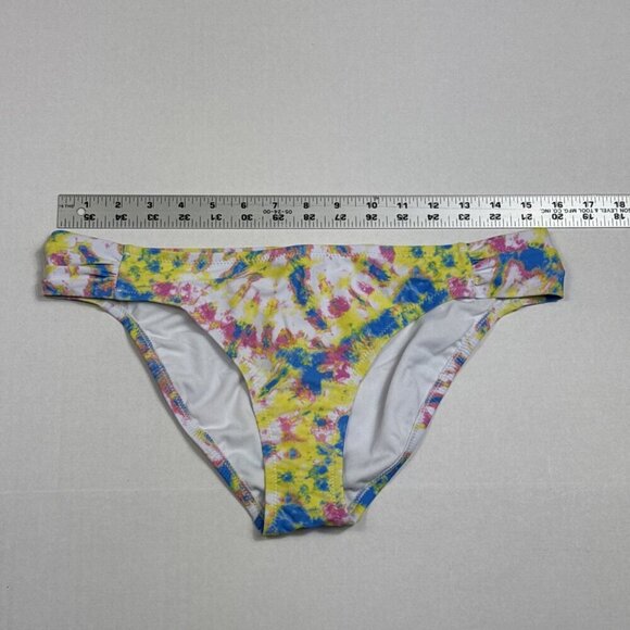 Jessica Simpson Women's M ide Shirred Hipster Bikini Bottom Multicolor NWT - Picture 7 of 15